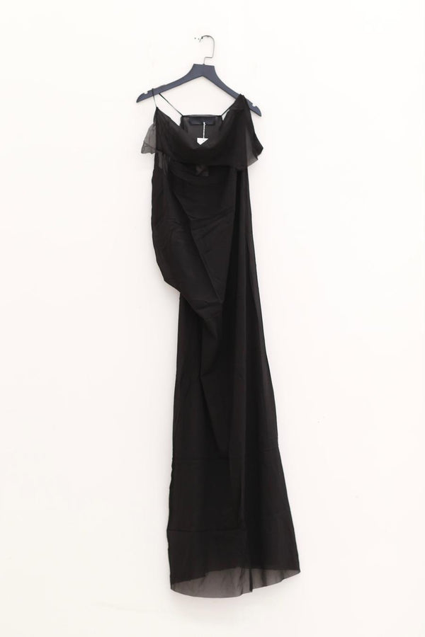 marc le bihan one strap dress 21457 black